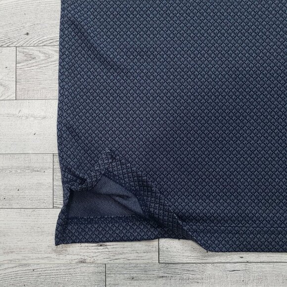 PGA Tour Golf Shirt Geometric Print Blue Mens Size XXL 2XL Travel Casual Preppy - Picture 4 of 10